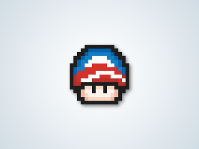 Obamacare illustration illustrator mario mushroom nintendo obama obamacare pixel sprite