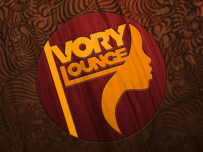 Ivory Lounge Cover album cover logo typography wood grain