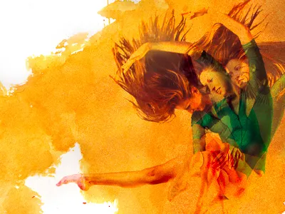 Alex Yellow dance dancer watercolor yellow