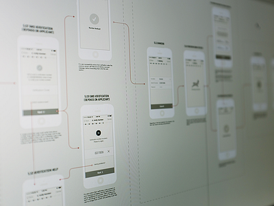 iOS Workflow architecture ia wireframes workflow