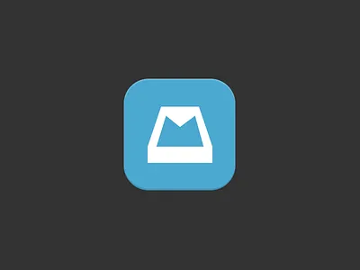 Mailbox iOS7 Icon flat icon interface ios7 mailbox ui
