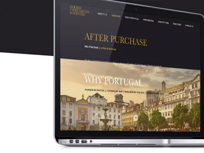 GIS™ Website Page Transitions flat gis one page real estate transition type website