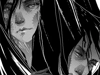 work in progress #8 illustration portrait woman