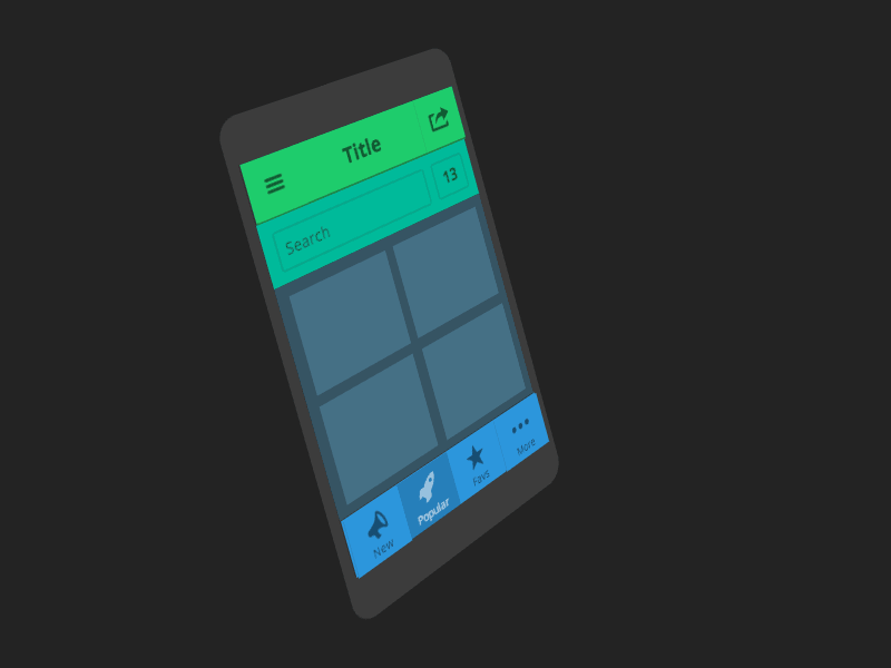 [GIF] Anatomy of an App 3d app mobile web