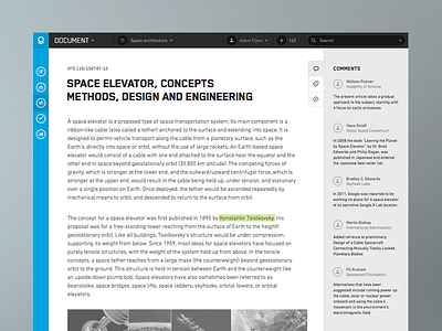 Document viewer prototype product design ui user experience user interface ux