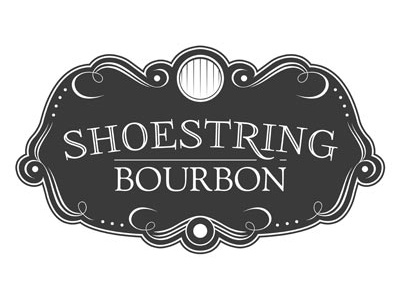 Shoestring Bourbon band bourbon design logo music shoestring shoestring bourbon