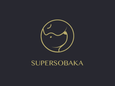 Supersobaka logo app branding company design dog flat idea logo logotype love super texture