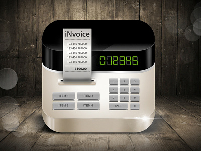 Invoice - iOS App Icon app apple experience interface invoice ios iphone money social ui ux