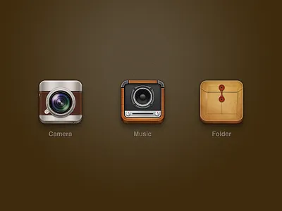 Some Icons camera folder icon music