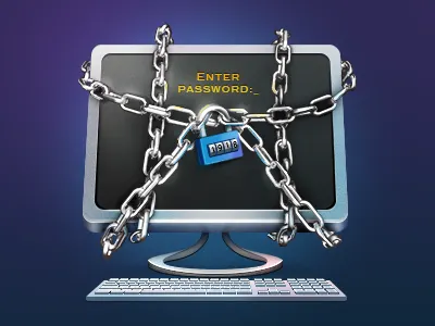 Lock Icon bond chain icons keyboard lock monitor password screen