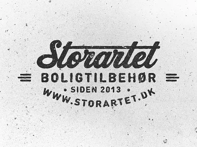 Storartet 3 graphic design grunge identity lettering logo logomark old retro texture type typography vintage