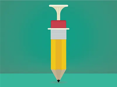 Needle Pencil illustration needle pencil