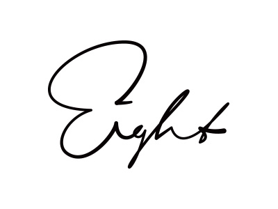 Eight 8 eight name script signature