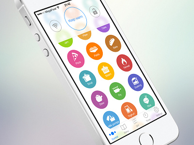 Multi-cooker recipes app app flat ios ios7 light multi cooker recipes