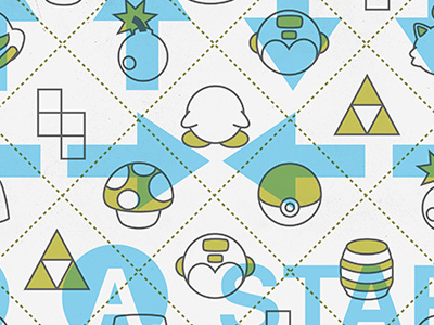 GameCraft Flyer flyer game illustration illustrator kirby mario pattern videogames zelda