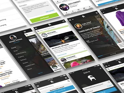 Bcs App Concept app backcountry backcountry.com ecommerce ios7 iphone menu
