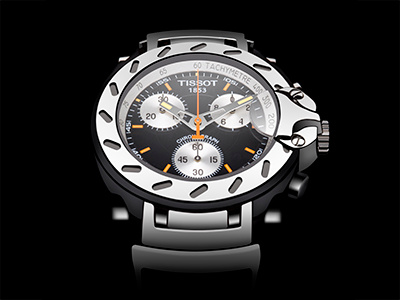 Tissot Watch 3d watch