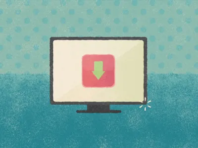 Download desktop download icon monitor screen texture