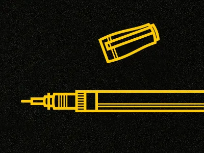 Rapidograph art school linear pen rapidograph