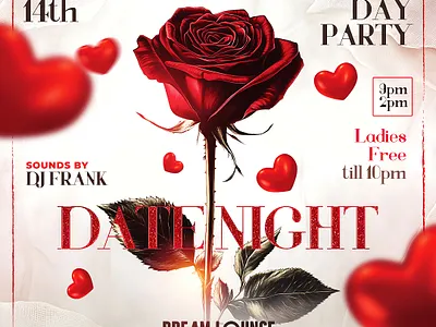 Valentines Day Flyer Template st valentines