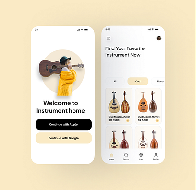 instrument home ui