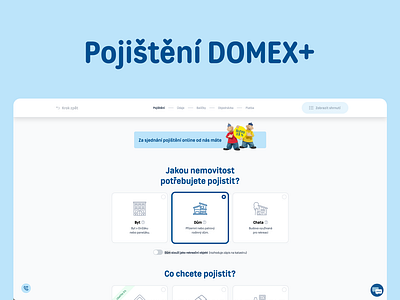 ČPP Domex+ Online Insurance Calculator