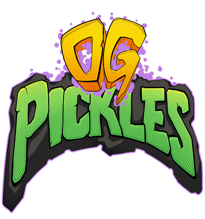 OG Pickles for Backstairs Burger graphic design illustration typography