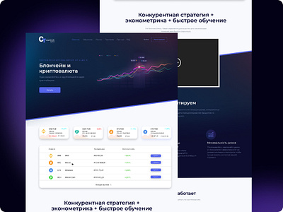 Cryptotrade design graphic design landing ui ux website