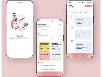 taskify - task managment app ui