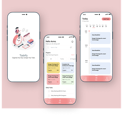 taskify - task managment app ui
