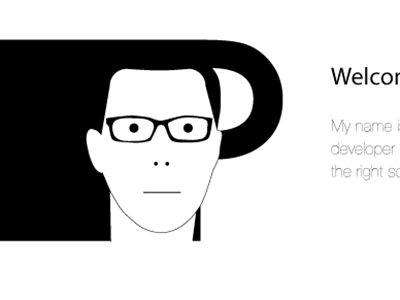 Self portrait illustration