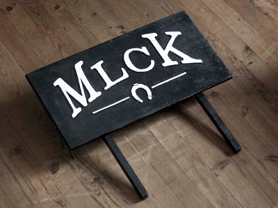 MLCK lettercut lettering mlck type typography wood