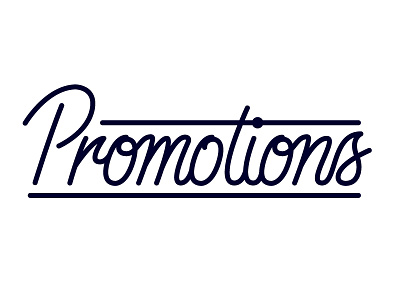 Promotions hand lettering hand lettering lettering monoline retro script type