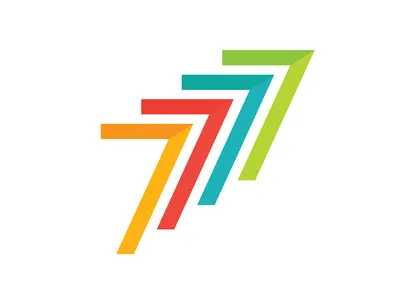 7 Logo #2 7 arrow branding design flat identity illustration lettering logo type typography