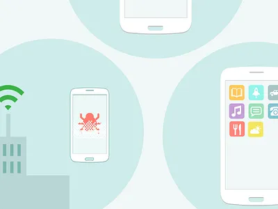 Storyboarding flat icon illustration