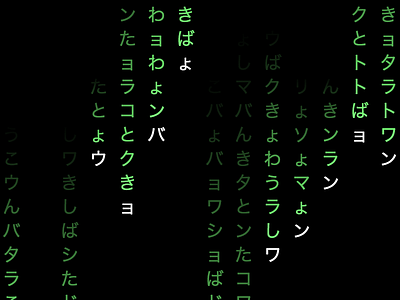 The Matrix in Sass matrix sass