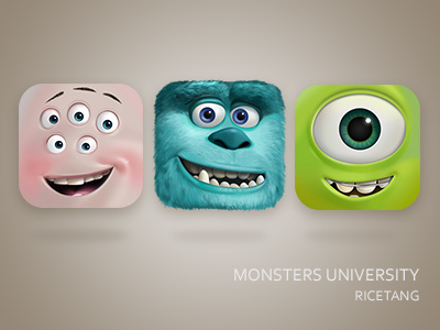 monsters university icon monsters university