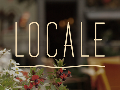 Locale Fast–Casual fast casual logo logotype