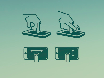 Smarphone actions design hands icon illustration iphone mobile movements smartphone