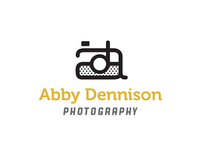 Camera Initials branding logo photography simple