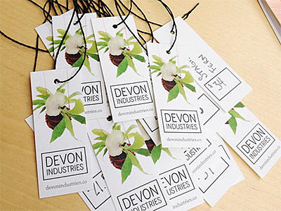 Devon Industries Hang Tags/Business Cards branding moo cards print retail