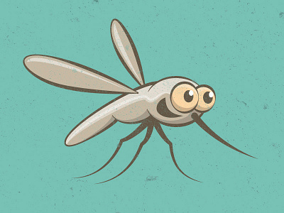 Mosquito bug cartoon character insect mosquito