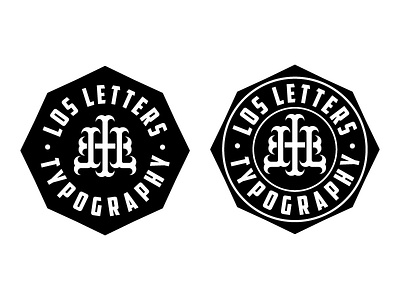 Los letters typography lettering letters logo logotype los typography