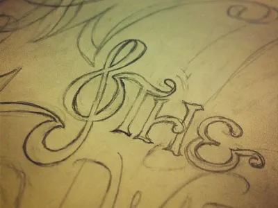 Ampersand Ligature ampersand hand lettering lettering ligature typography