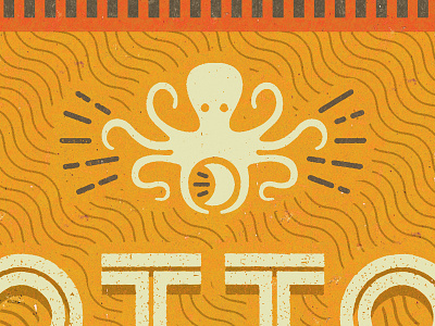 In Progress illustration moon octopus texture type