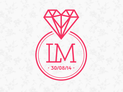 Laurent&Melanie Wedding branding design identity logotype strasbourg wedding