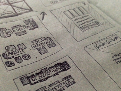 Nonsensical Sketch #2 layout sketch