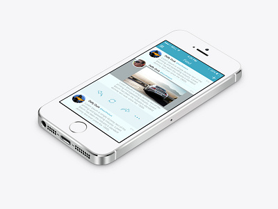 Yet Another Twitter app app design ios7 iphone 5 twitter