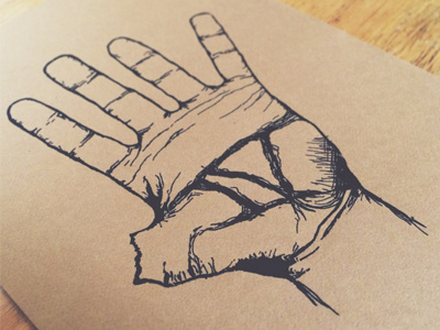 High Four illustration micron print screen print