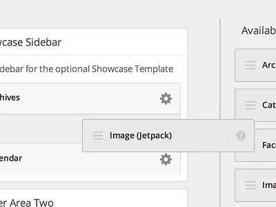Drag-and-Drop widgets wordpress